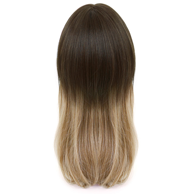 つむじ付き前髪ウィッグの装着部分の後ろ姿