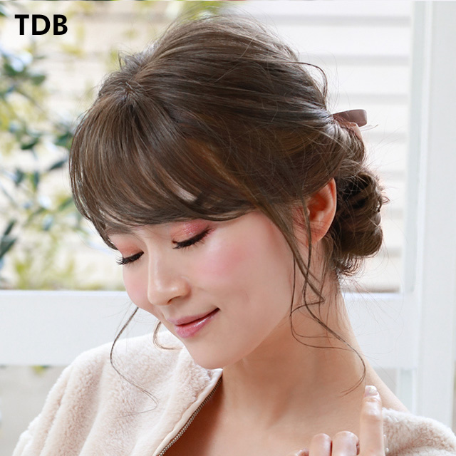 後れ毛カールが色っぽい前髪ウィッグ