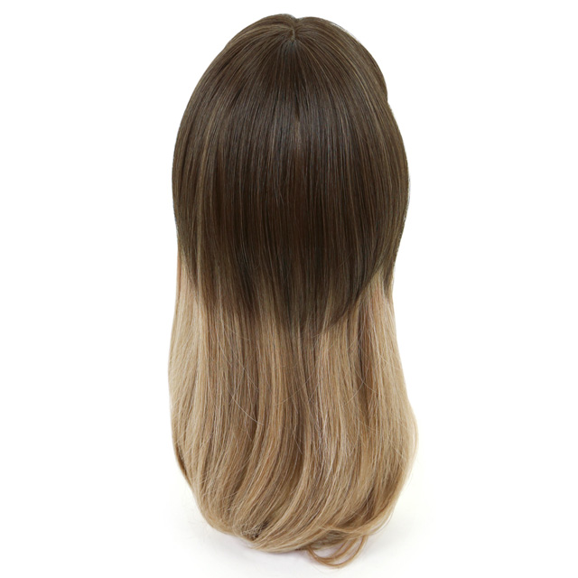 色分けしたつむじあり前髪ウィッグ