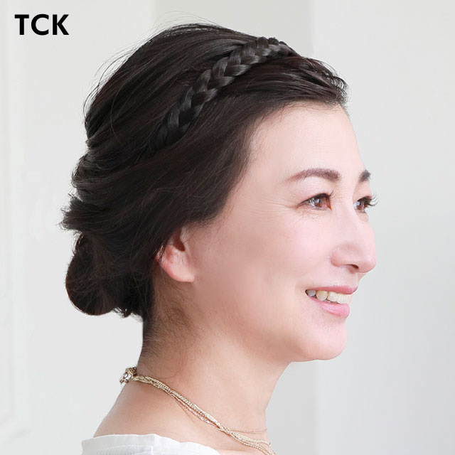 みつあみヘアアレンジ