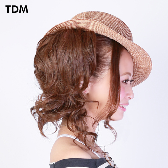 バレッタ付きウィッグと帽子