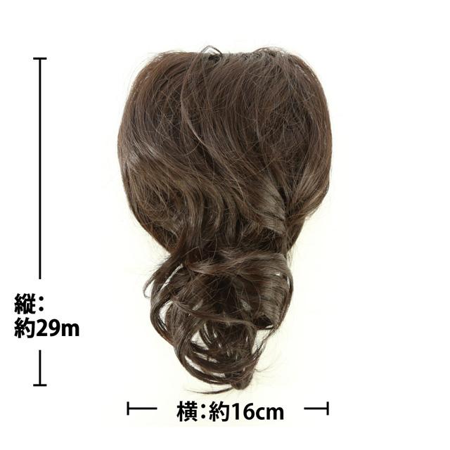 くしゅくしゅカールバレッタウィッグVB-02のサイズ