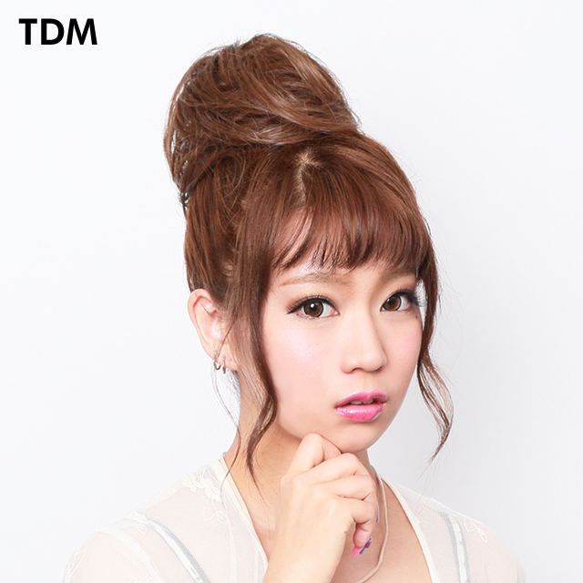 ルーズお団子ヘア