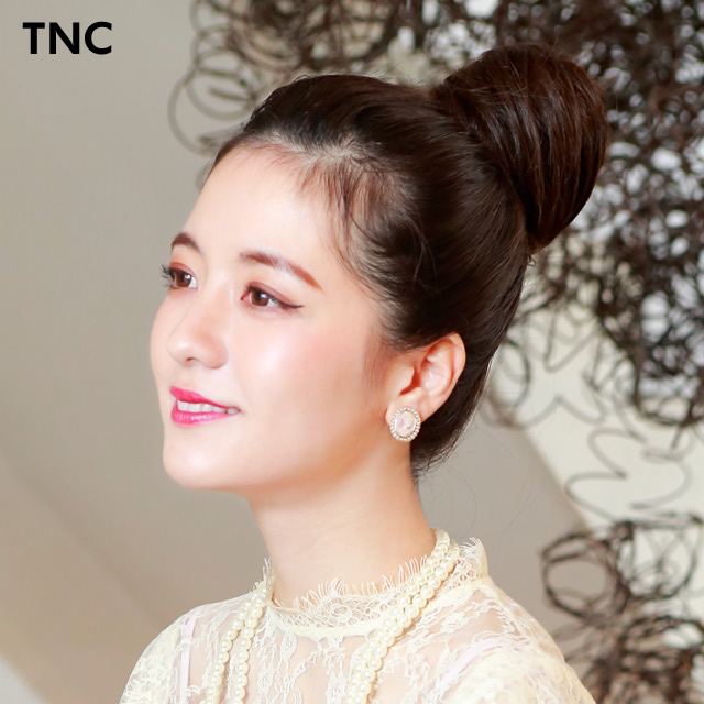 ミディアムサイズのお団子ウィッグ